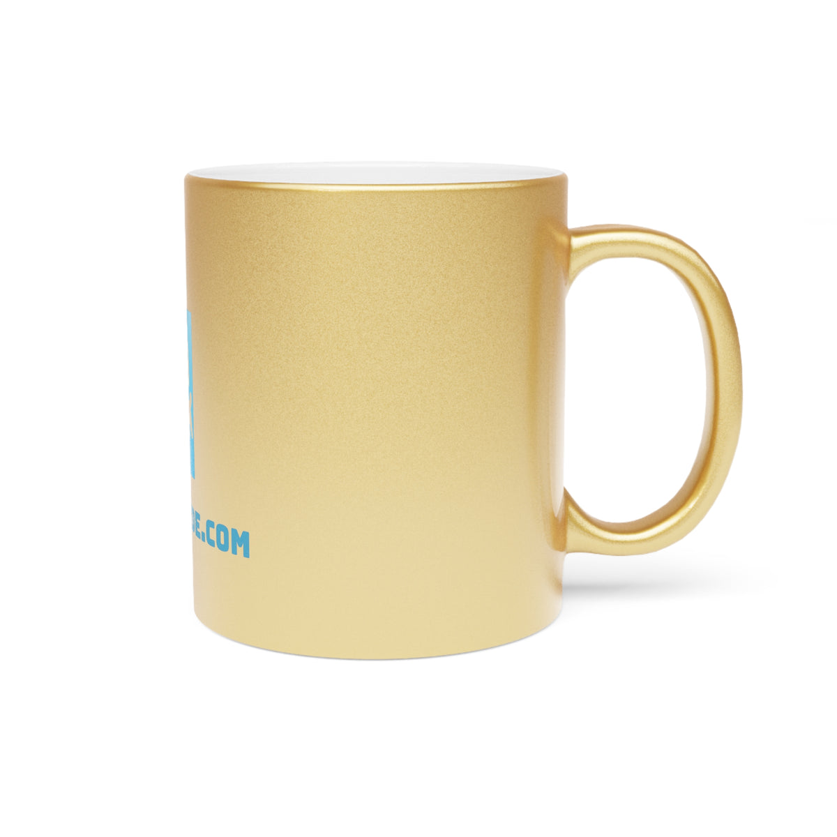 Luxury Metallic Mug - Silver & Gold Edition | YouGuide Designs